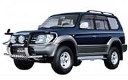 Модельные чехлы на TOYOTA LAND CRUISER PRADO 95 1996/05 - 2002/08гг. левый руль